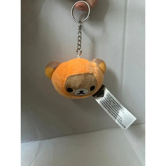 Rilakkuma Pumpkin Plush Keychain - Halloween Rilakkuma - Picture 1 of 4
